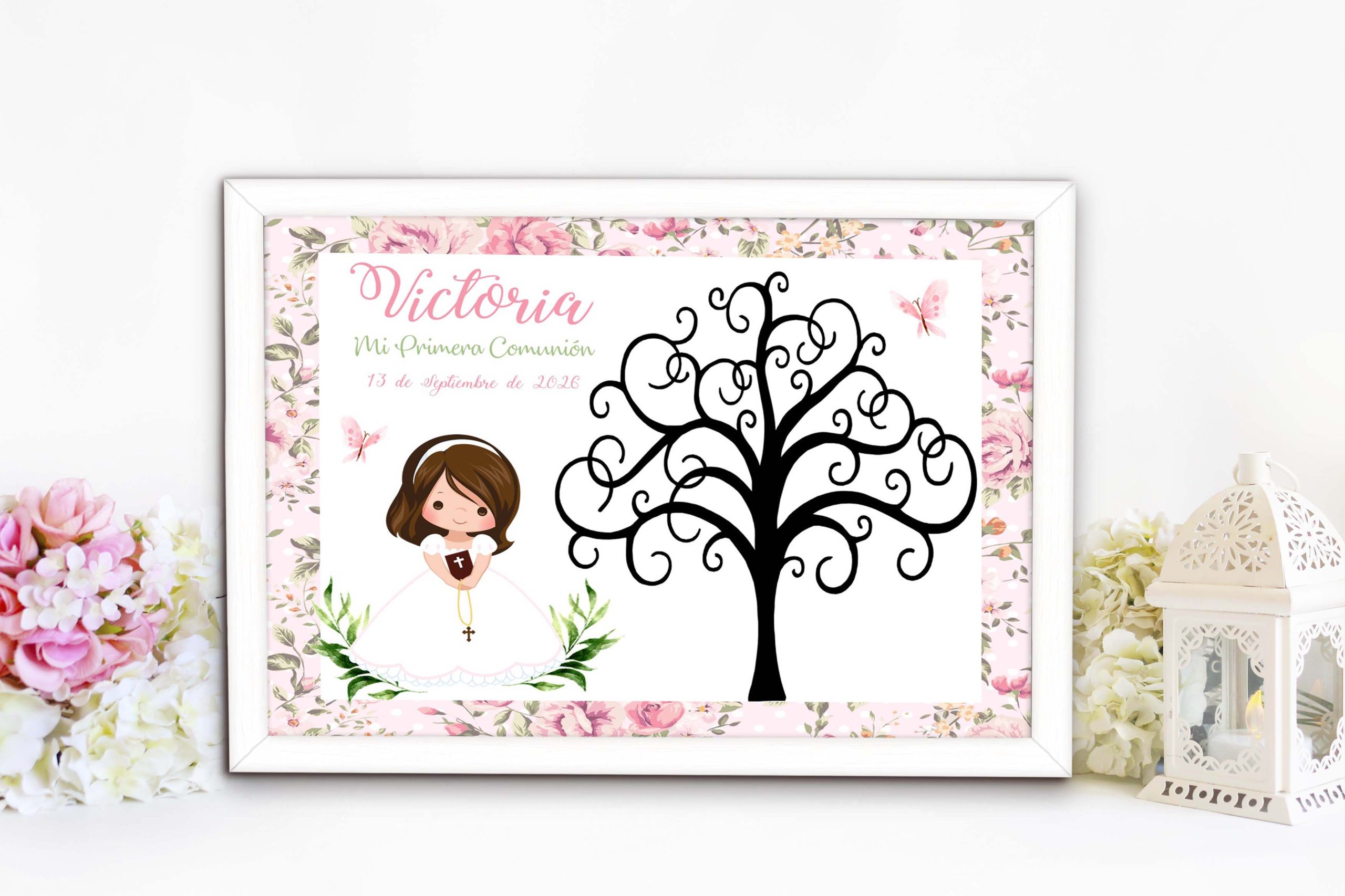IMA REGALOS - Árbol de huellas - niña modelo 1