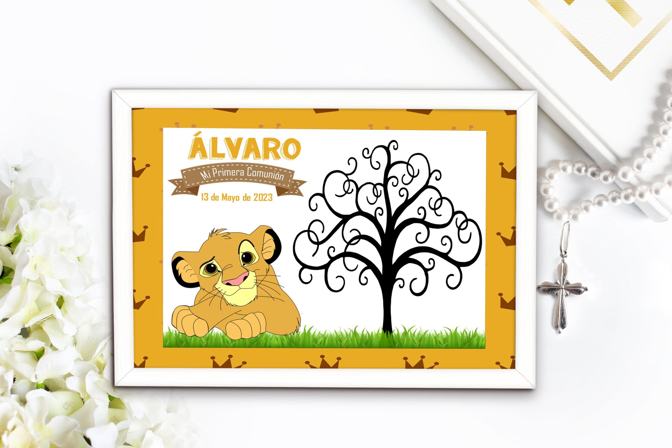 IMA REGALOS - Árbol de huellas - niño modelo 18