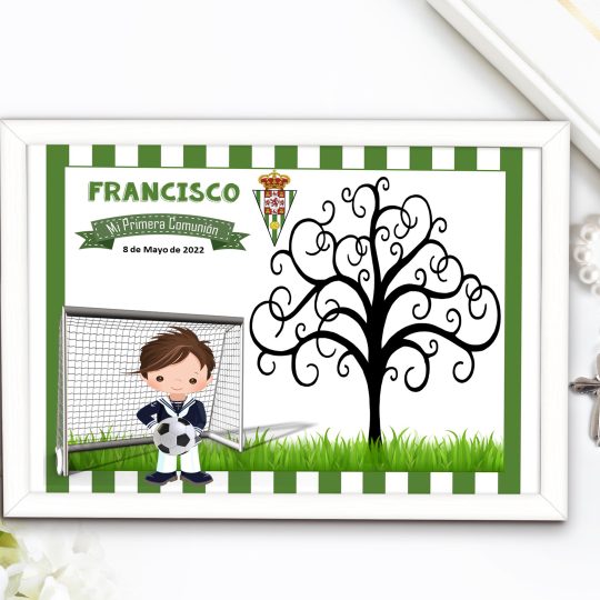 IMA REGALOS - Árbol de huellas - niño modelo 35