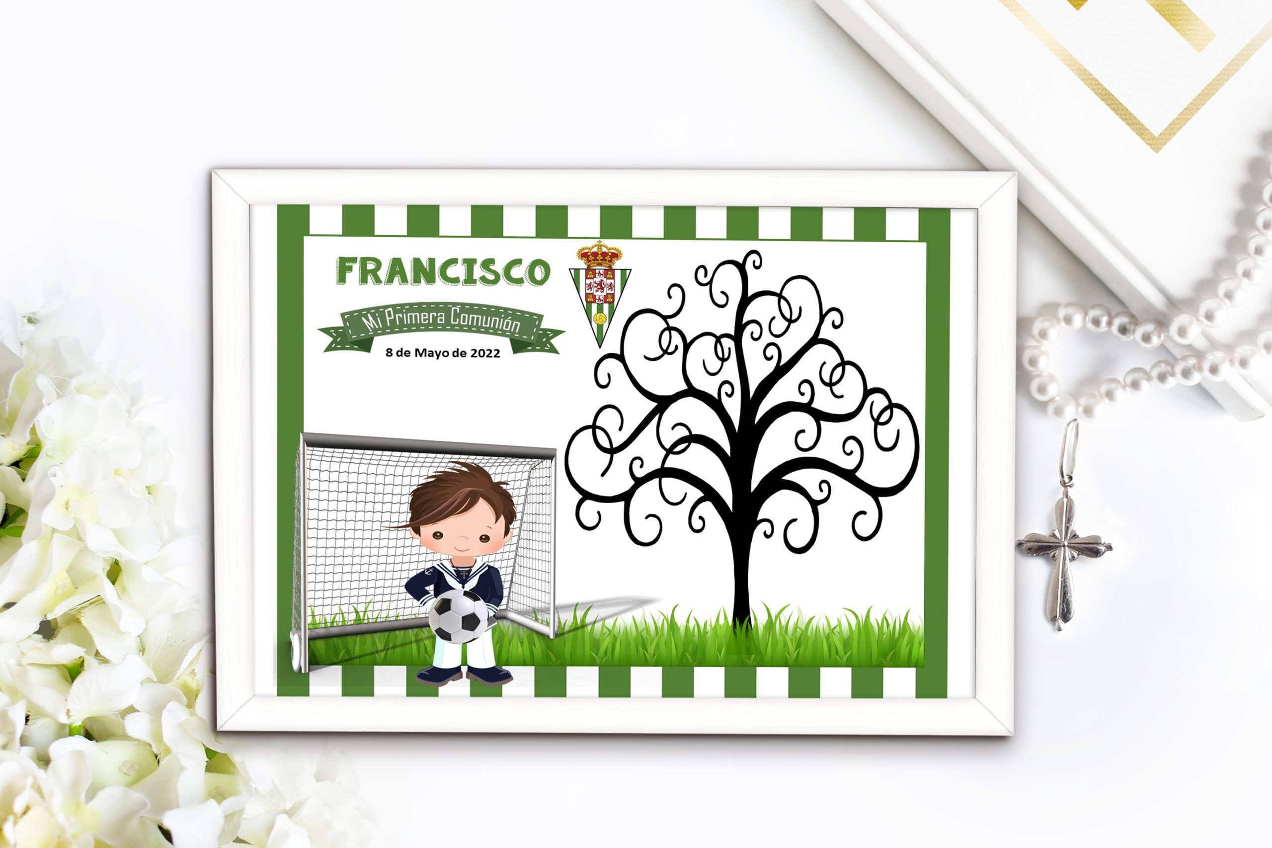IMA REGALOS - Árbol de huellas - niño modelo 35