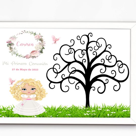 IMA REGALOS - Árbol de huellas - niña modelo 7