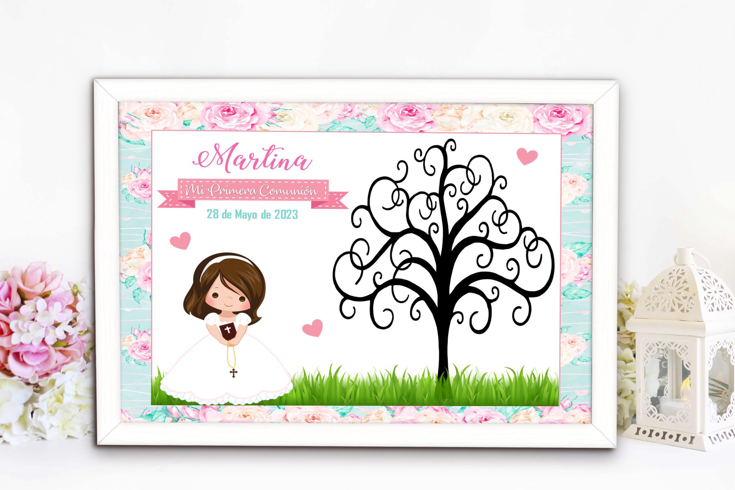 IMA REGALOS - Árbol de huellas - niña modelo 22