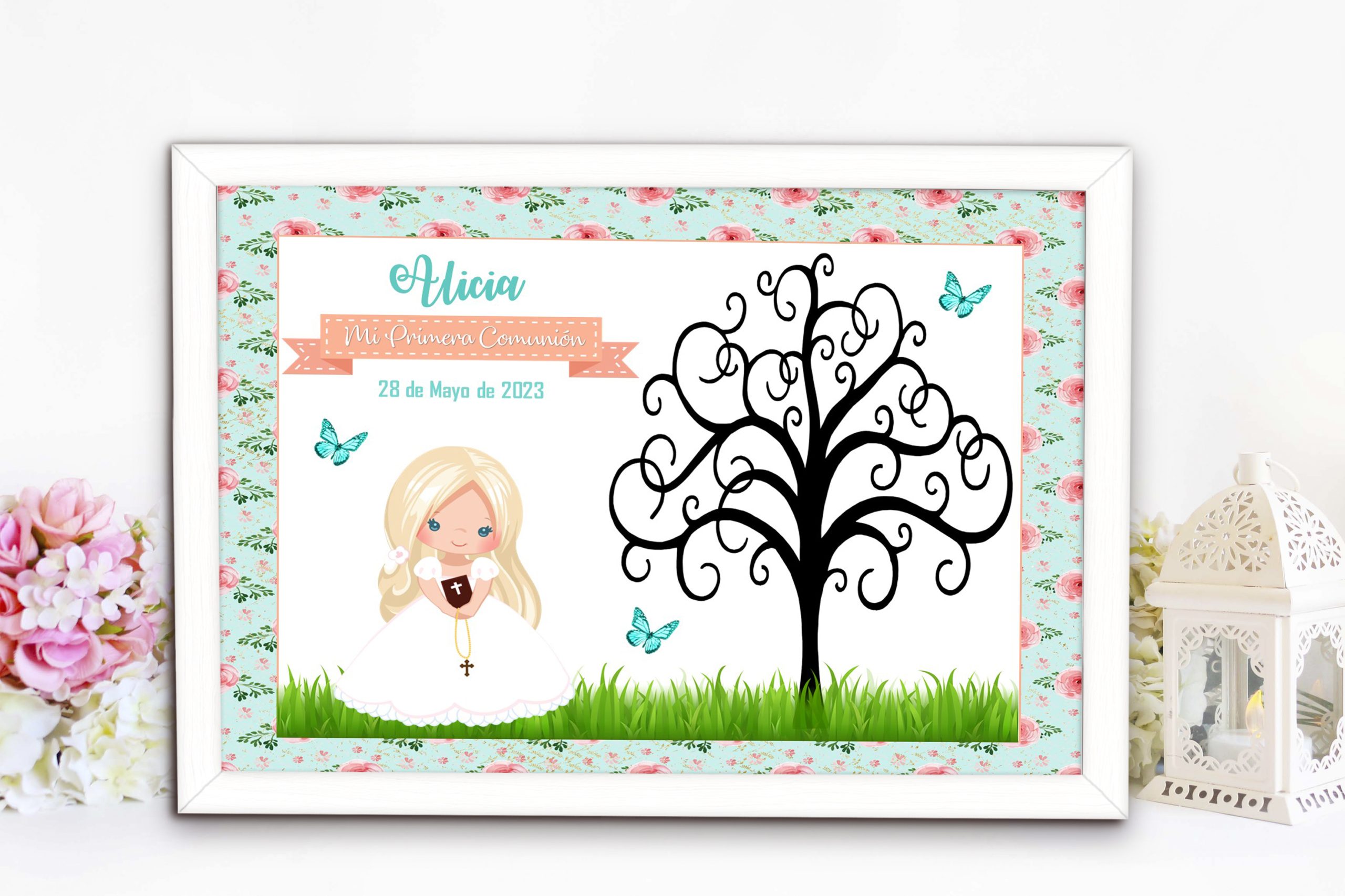 IMA REGALOS - Árbol de huellas - niña modelo 23