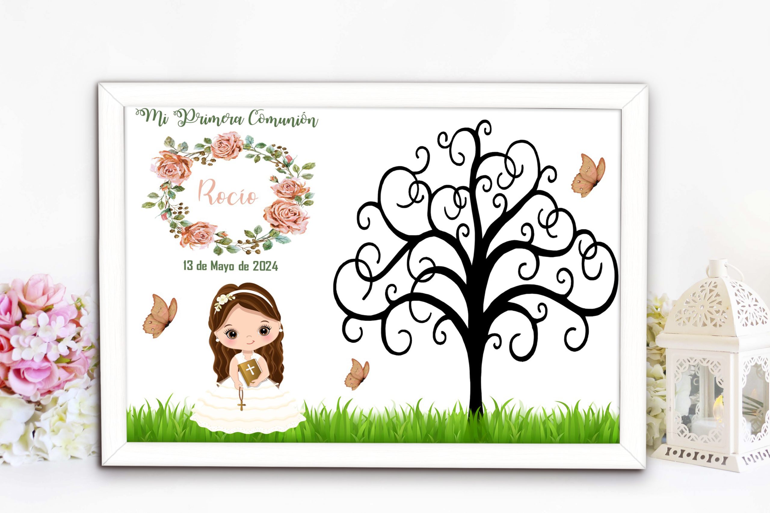 IMA REGALOS - Árbol de huellas - niña modelo 26