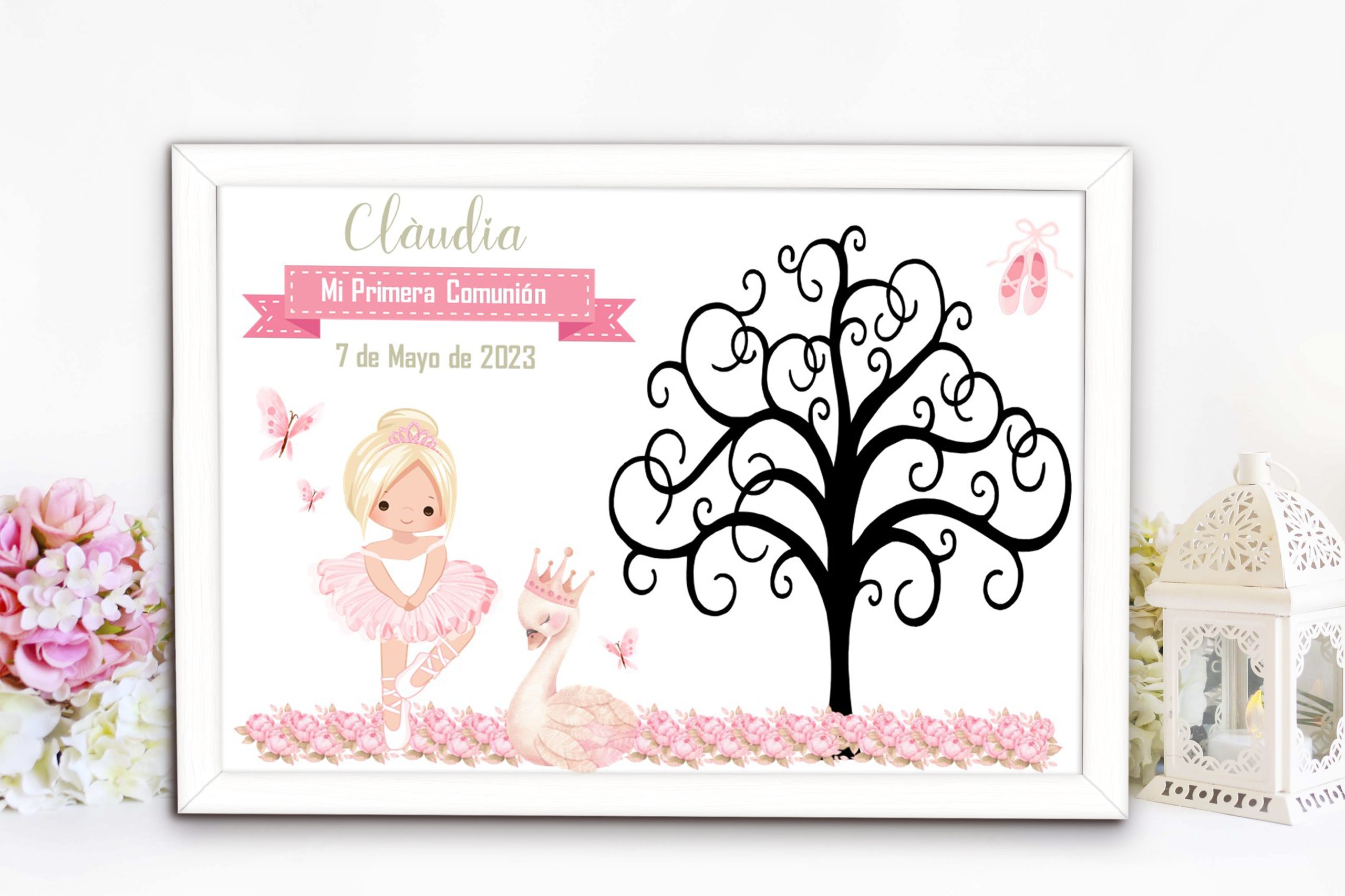 IMA REGALOS - Árbol de huellas - niña modelo 28