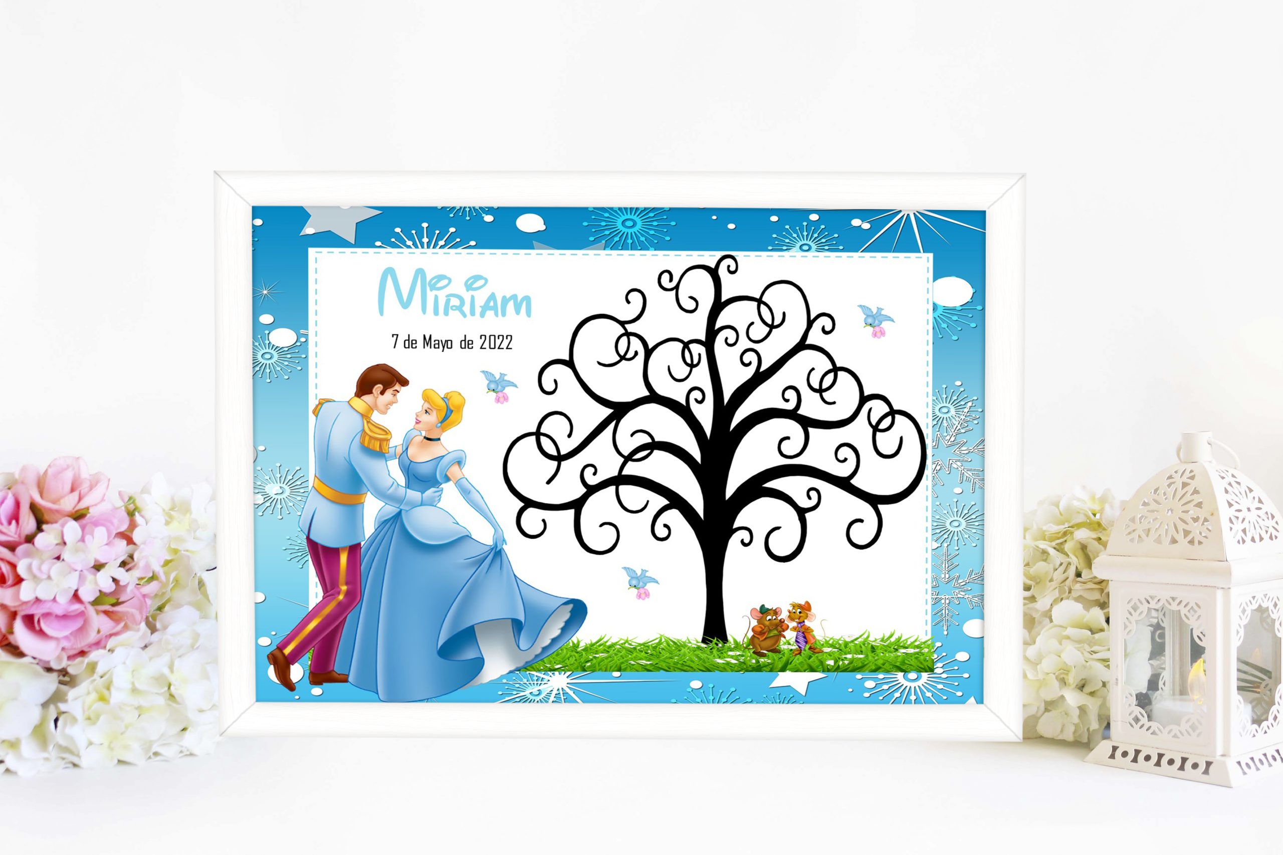 IMA REGALOS - Árbol de huellas - niña modelo 31