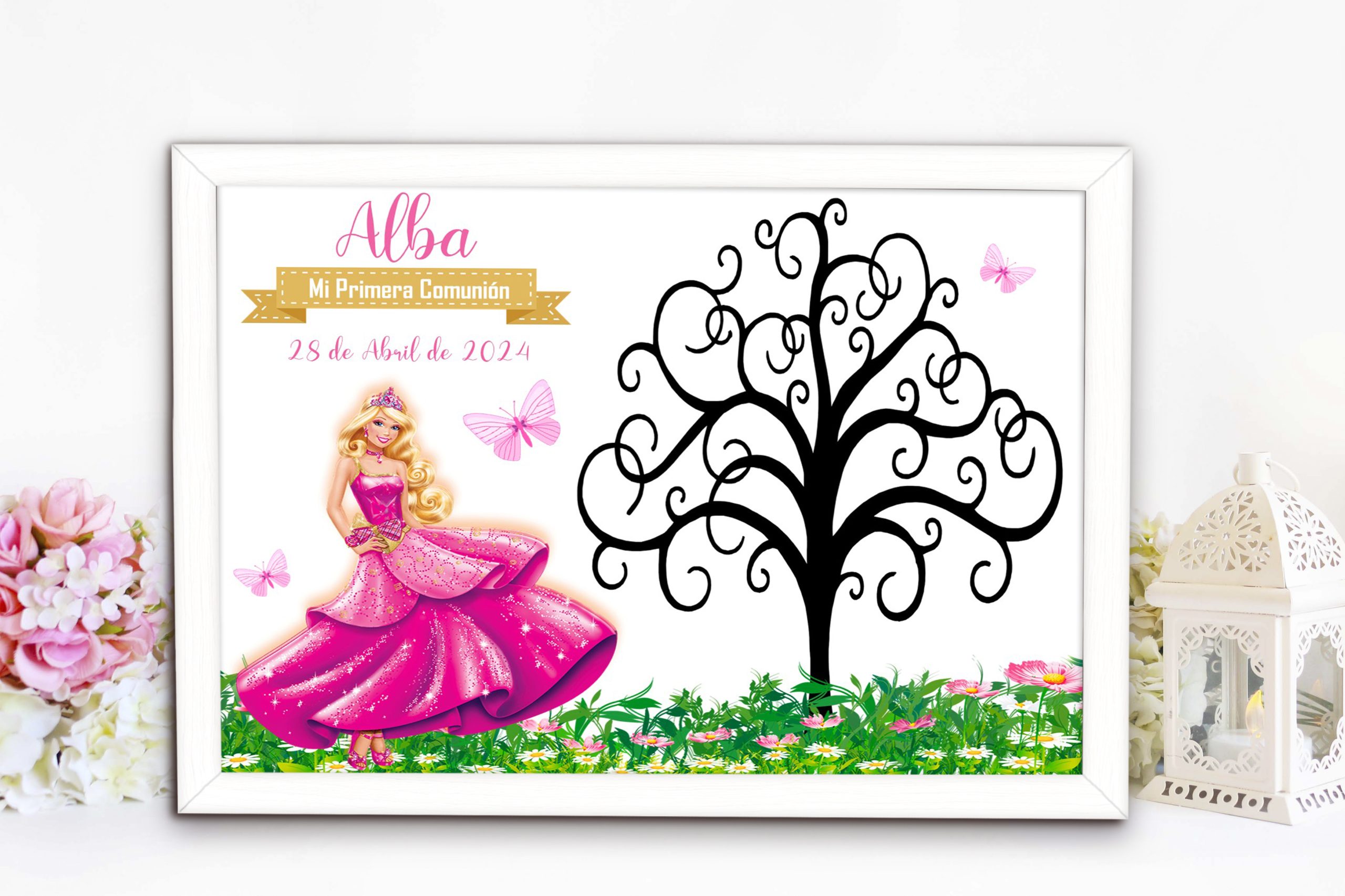 IMA REGALOS - Árbol de huellas - niña modelo 35