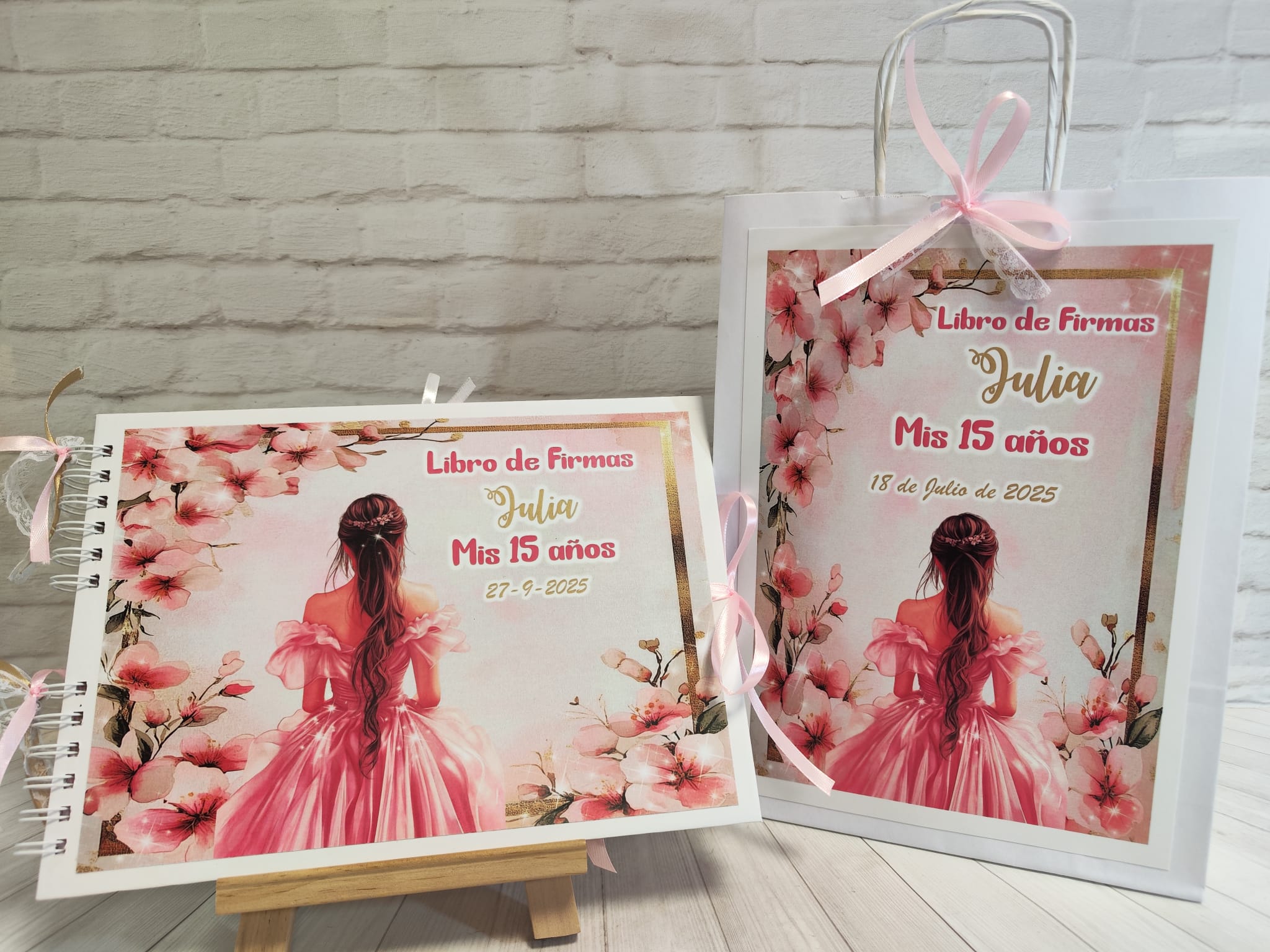 Libro de firmas personalizado fiestas 15 años - Imagen 14