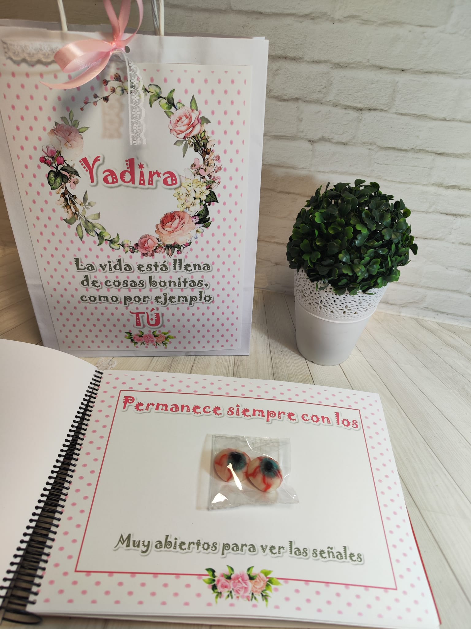 Libro de chuches modelo topitos rosas - Imagen 10