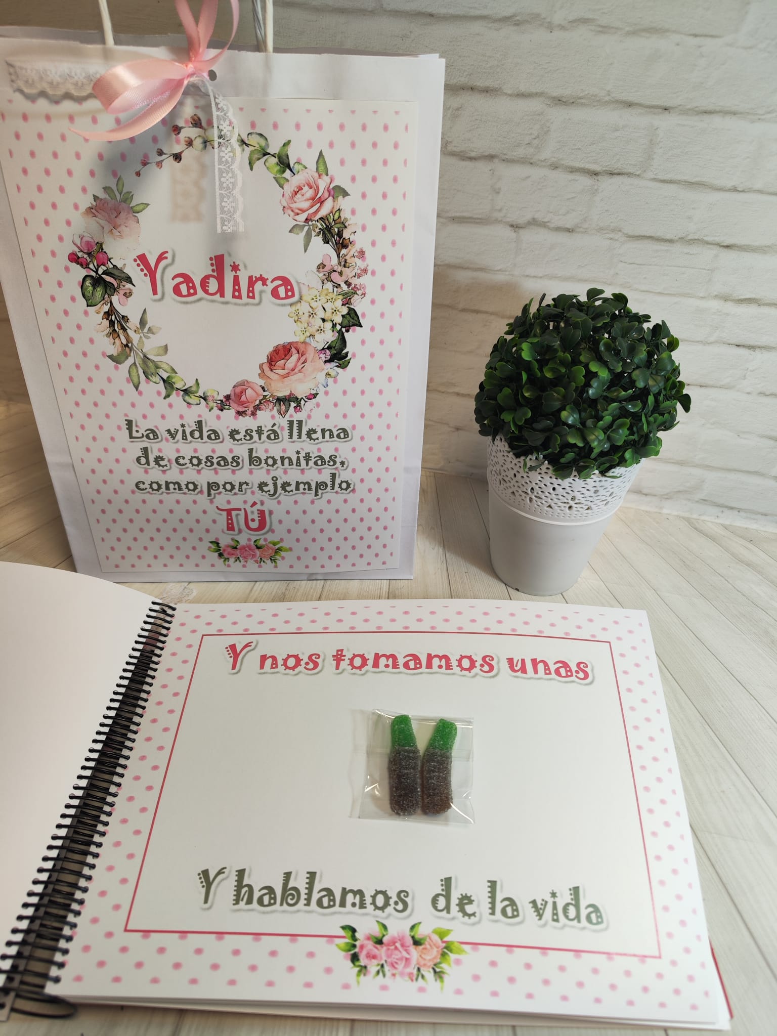 Libro de chuches modelo topitos rosas - Imagen 9