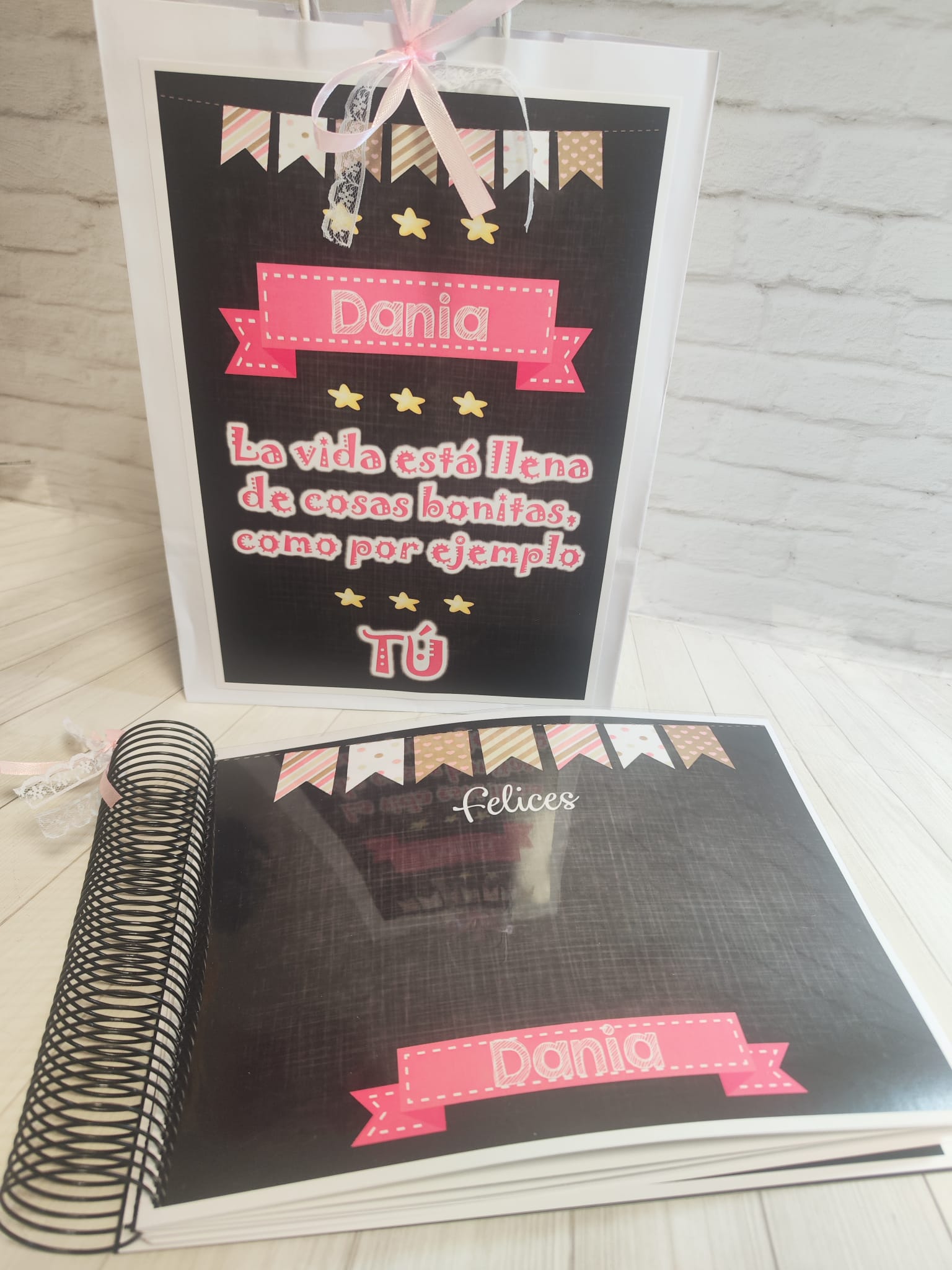 Libro para regalar dinero en rosa