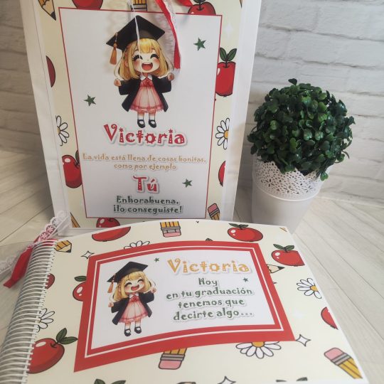 Libro de chuches para graduación infantil y primaria