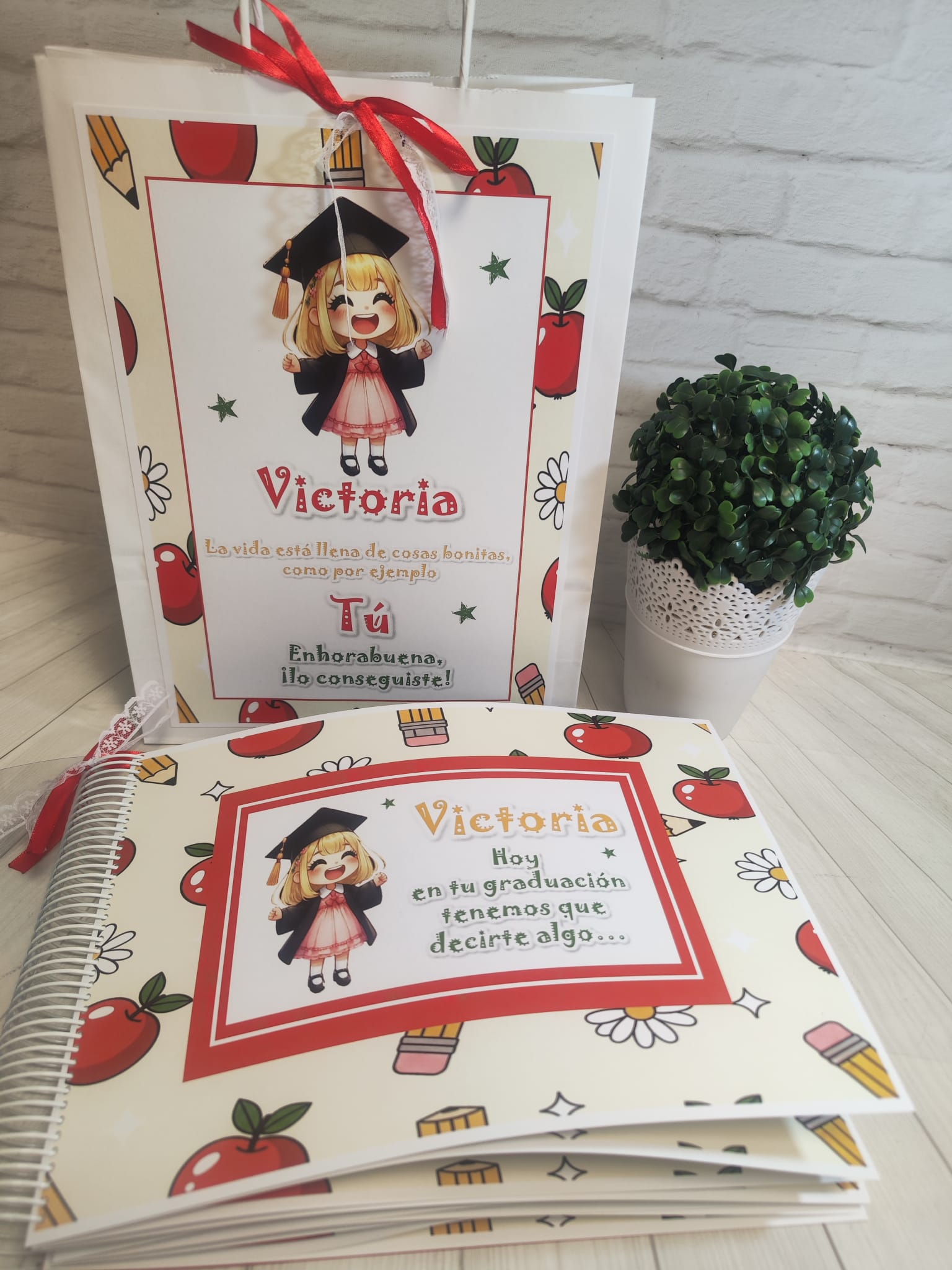 Libro de chuches para graduación infantil y primaria