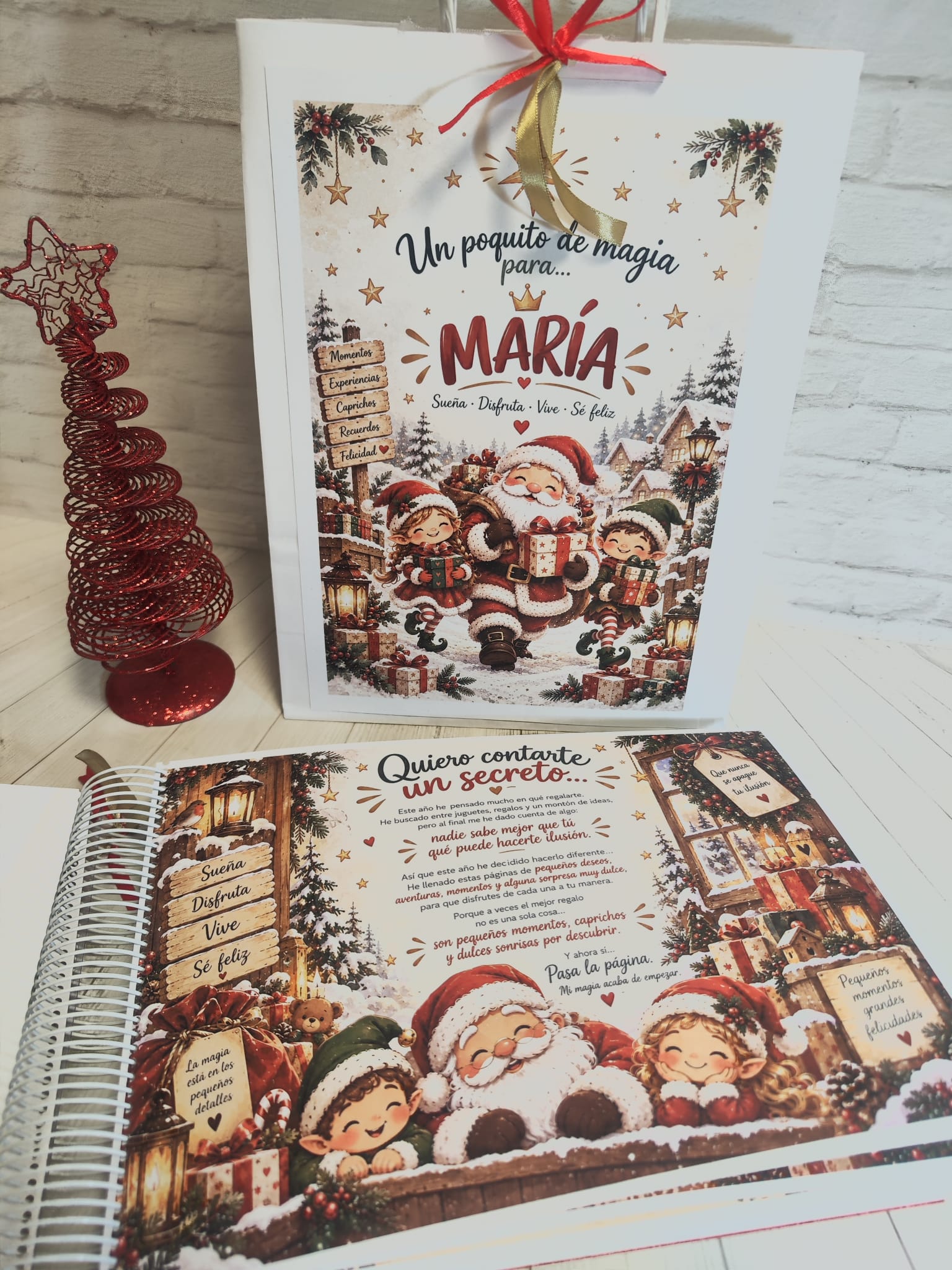 Libro para regalar dinero de Papá Noel - Imagen 3