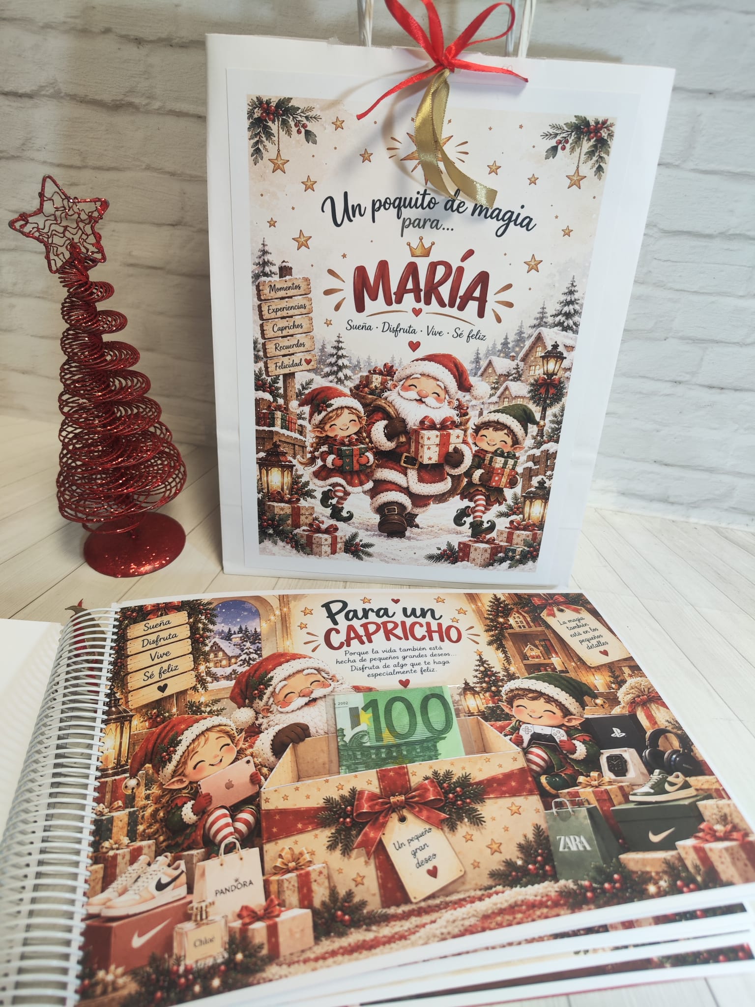 Libro para regalar dinero de Papá Noel - Imagen 4