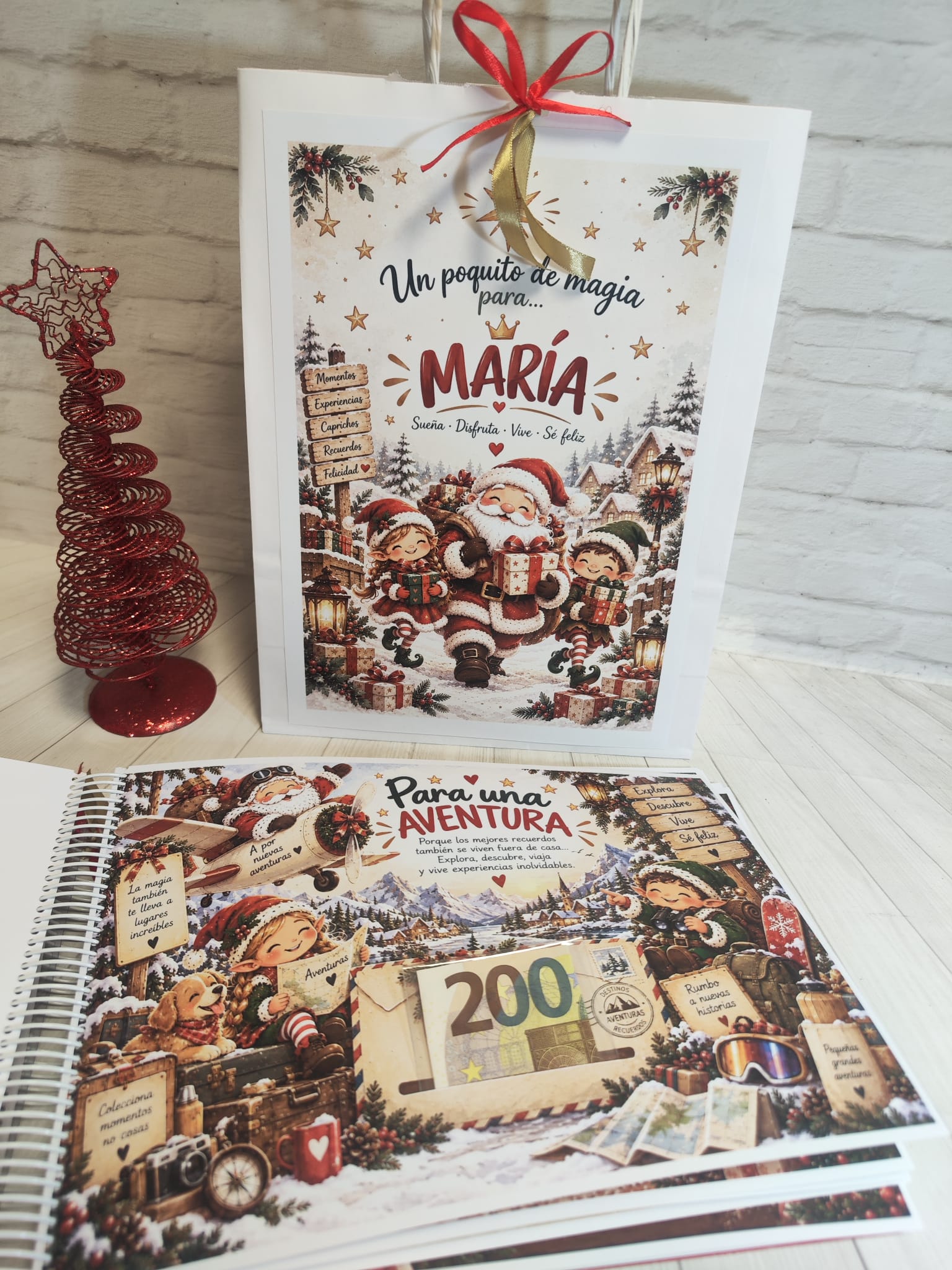Libro para regalar dinero de Papá Noel - Imagen 5