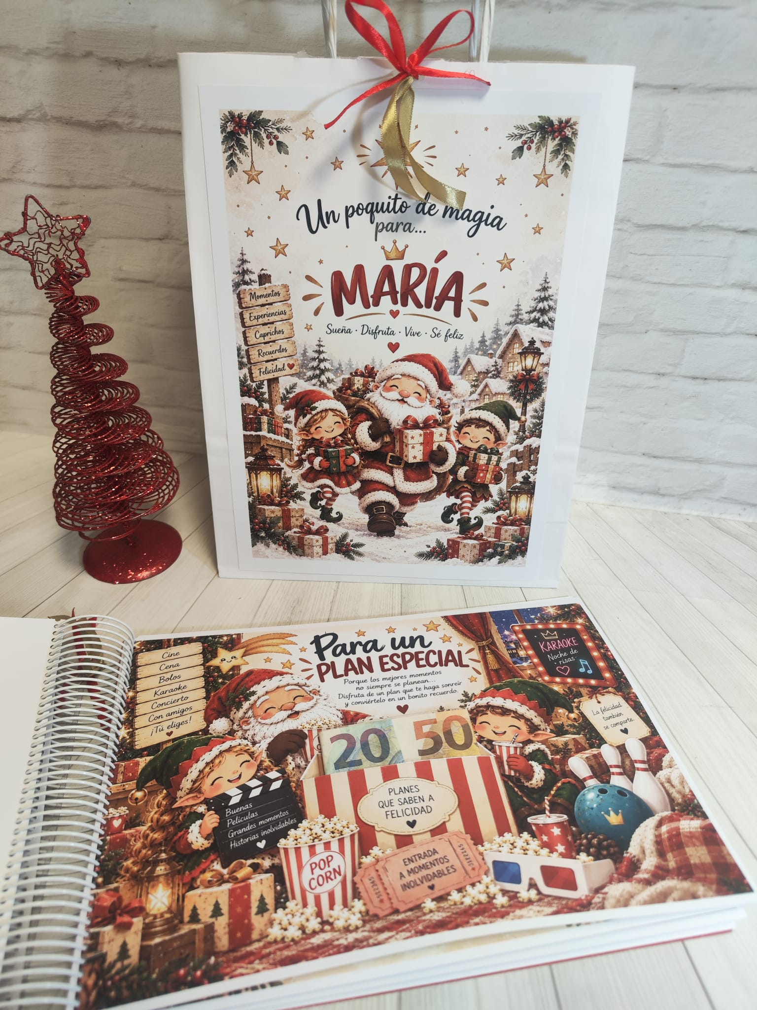 Libro para regalar dinero de Papá Noel - Imagen 7