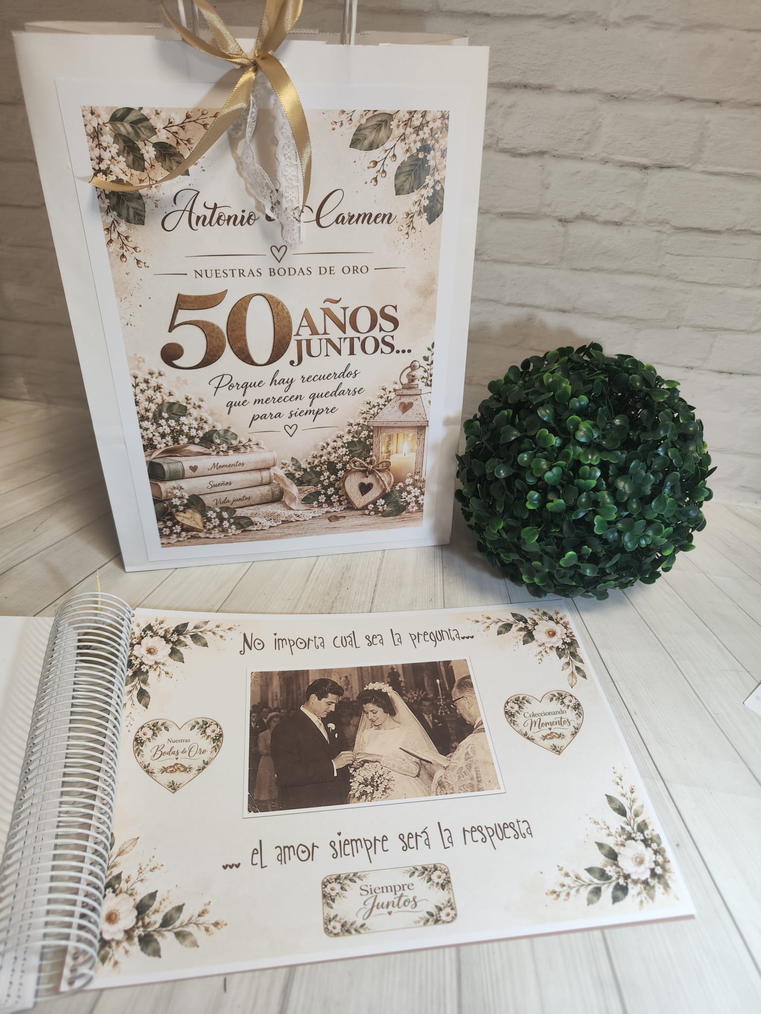 Libro para regalar dinero en Bodas de Oro-50 Años Juntos - Imagen 15