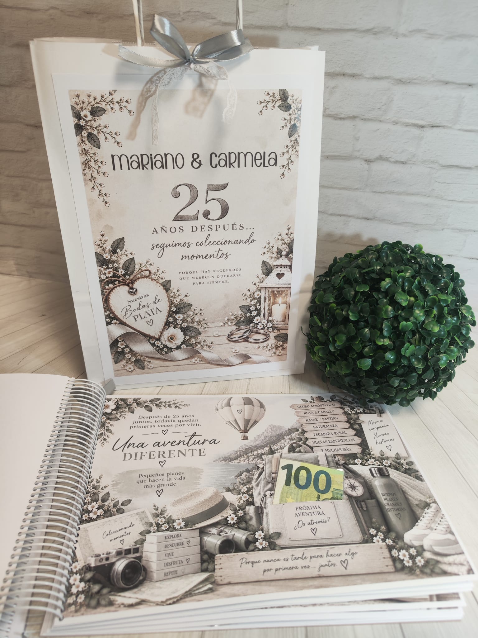 Libro para regalar dinero en Bodas de Plata-25 Años Juntos - Imagen 9